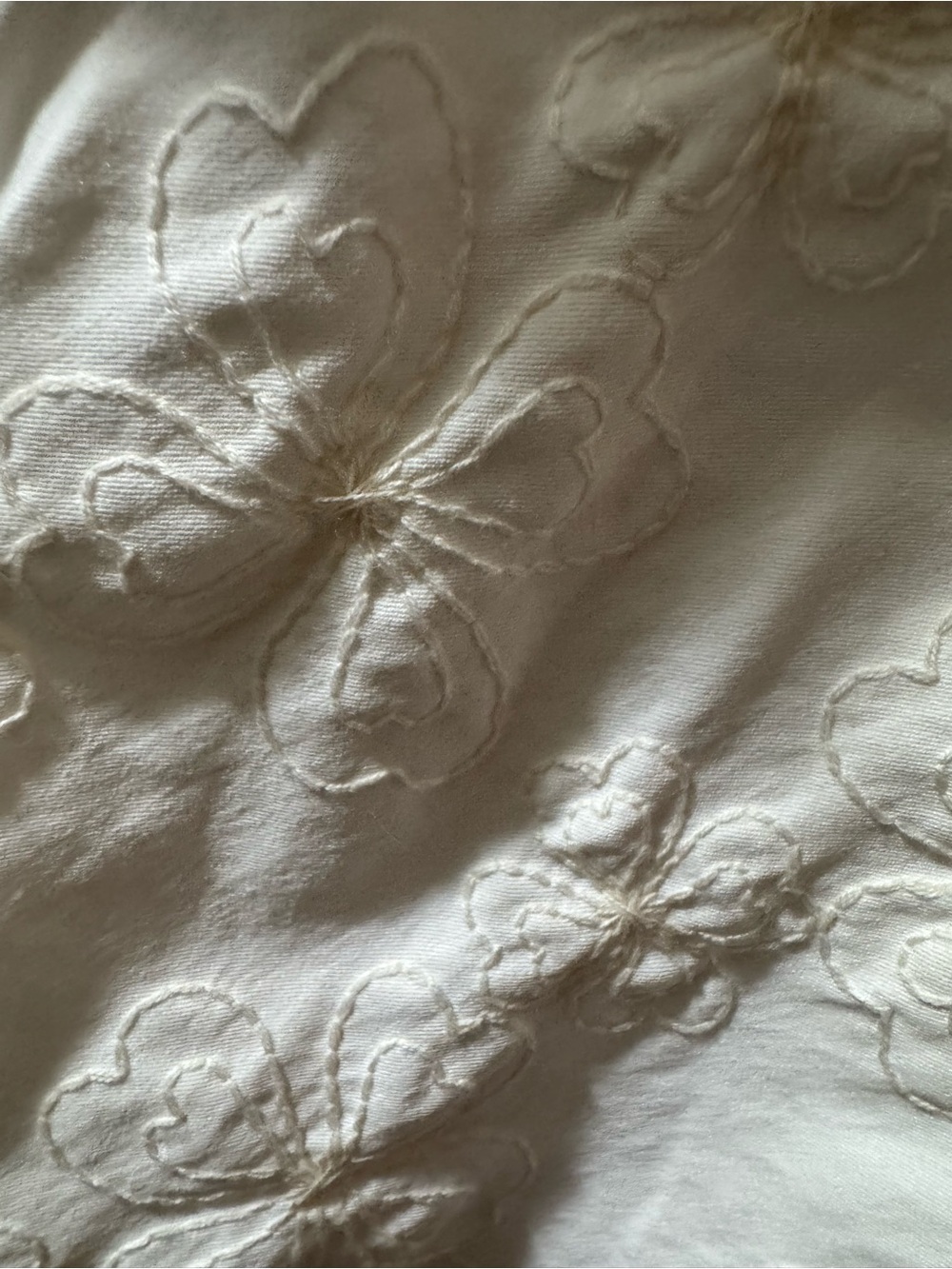 POL White Layered Ruffle Sundress with Floral Panel - Picture 2 of 7